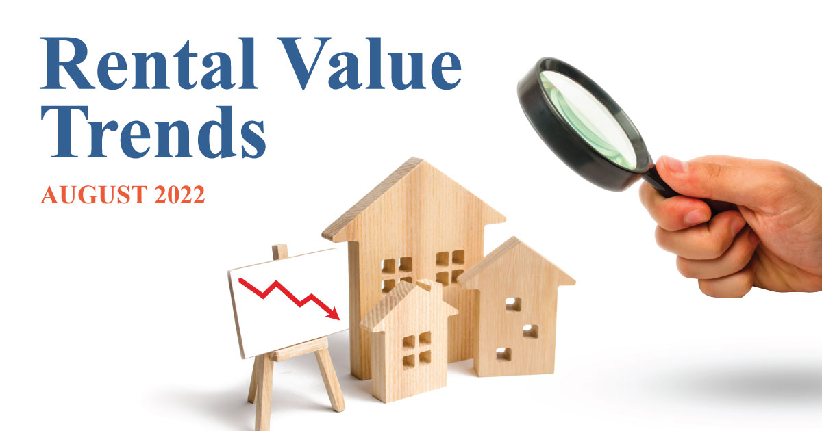 Rental Value Trends Aug 2022